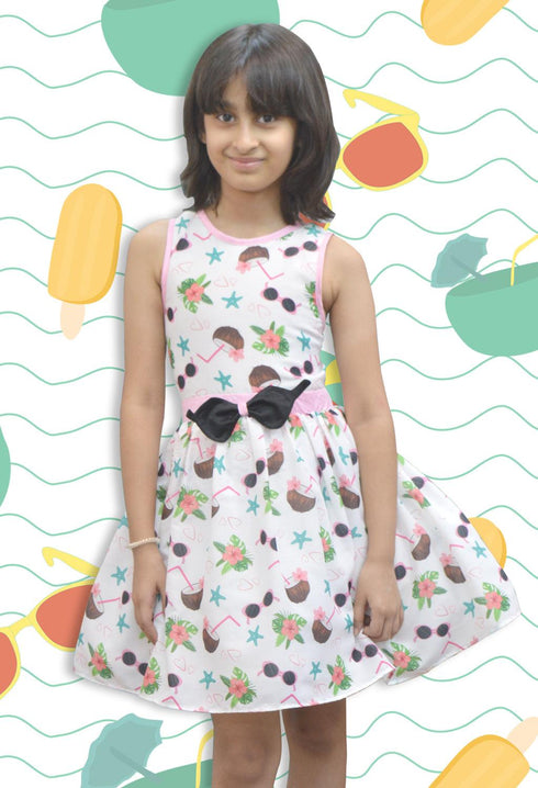 Beach Print Dress